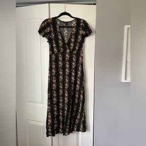 Foral Midi Dress